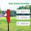FOREHOGAR Fence Post Driver with Handle,17LB Hand Post Pounder,3.7 inches