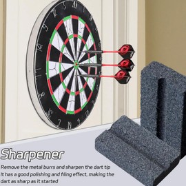 HBW 4 PCS Darts Sharpener, V-Sharp, Darts Accessories, Deburring the Tip of Darts, Keep it Sharp