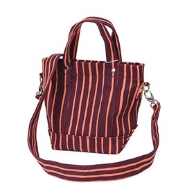 Marimekko Piccolo 48548-786 Pick Percassi Mini Tote Bag, Burgundy/Coral, burgundy/coral