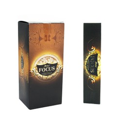 Balaji Focus Herbal Incense Sticks, (12 units x 15 sticks), Brown,11 x 9.7 x 25 cm