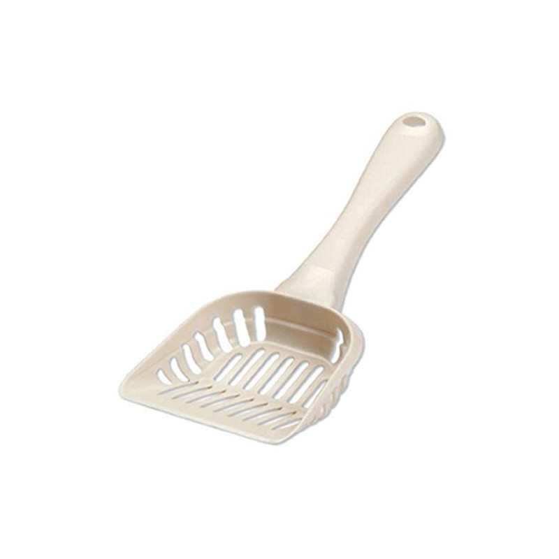 Petmate Litter Scoop for Cats, Large Size, Bleached Linen