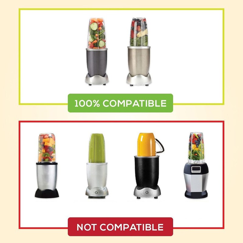 Winthai Replacement Parts Compatible with Nutribullet Cups, 2 Pieces 32