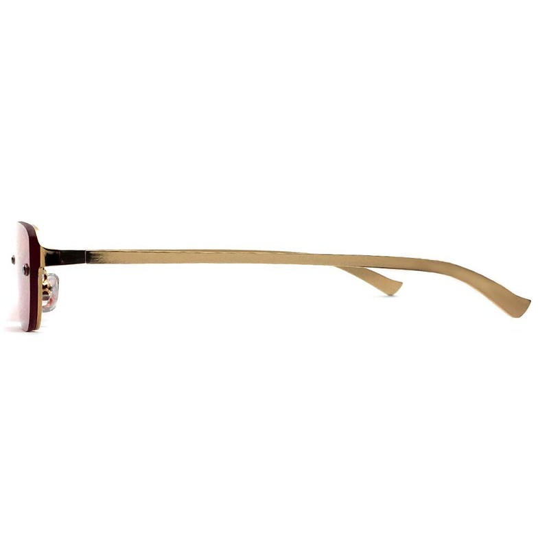 [Design Eyewear] METAL CAT'S EYE SUNGLASS (Single Lens Metal Cats