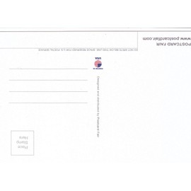 STATES4IND, INDIANA Hoosier State, [ONE 1 Card] POSTCARD MAP ; The HOOSIER STATE, Statehood: 1816; Capital: Indianapolis; State Flower: Peony A U.S. State POSTCARD from HibiscusExpress