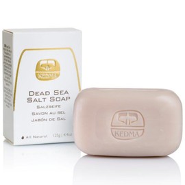 Kedem Black Salt Soap All Natural Dead Sea Minerals 125gr/4.4oz