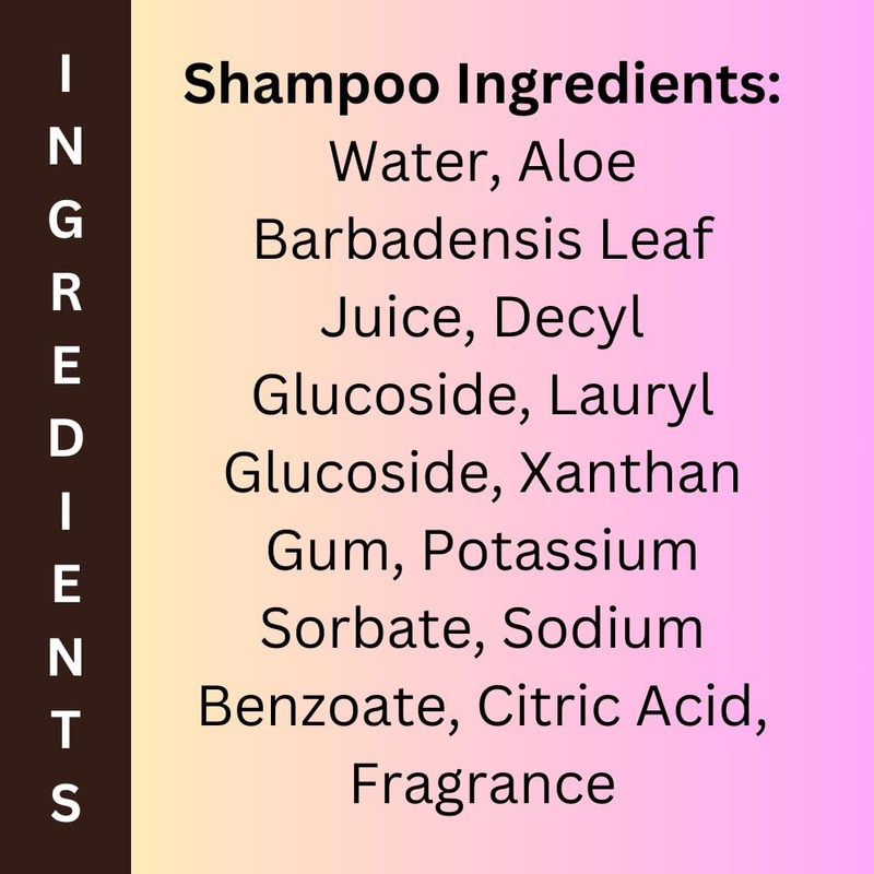 Peace Love + Lotion Gourmand Myrrh Scented Natural Hair Shampoo