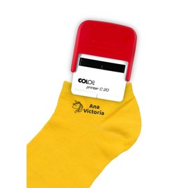 Sello para marcar Ropa personalizado, Agrega tu nombre y dibujo preferido, MODELO ECONOMICO, Facil de Usar, Dura hasta 50 lavadas.