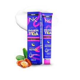 NK Professional Care Nourishing Hair Mask – Hydrating Hair treatment with Hyaluronic Acid, Argan Oil & Vitamin E – Mask for Dry & Damaged Hair, Anti-Frizz & Repair Treatment 100g tube.