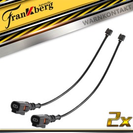 Frankberg 2 x Warning Contact Brake Pad Wear Front Axle Compatible with TT 8N3 8N9 2003-2006 911 991 2012-Present Golf IV 1J1 2002-2005 Brake Sensor
