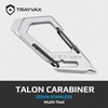 Trayvax Talon Carabiner Clip Multi-Tool, S35VN Stainless Steel Quick Release