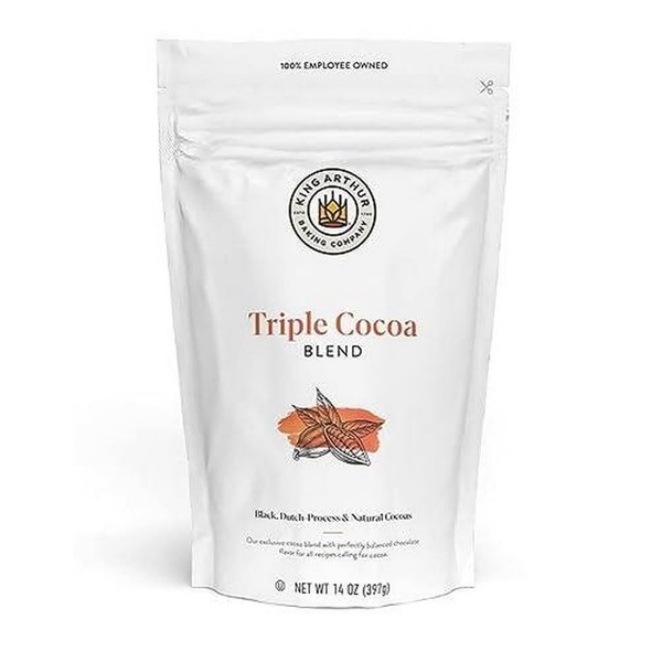 King Arthur Triple Cocoa Powder Blend, Perfect for Baking, 14oz