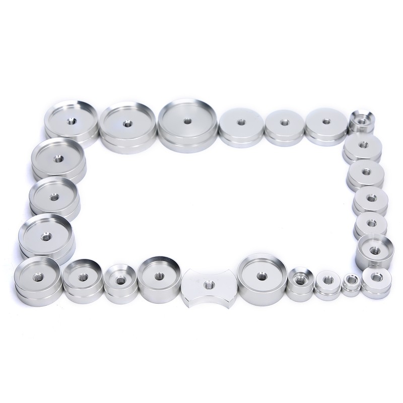 25pcs Capping Machine Dies Aluminum Alloy Watch Back Case Closer