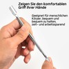 2 PCS Nagelhautschieber, 2 in 1 Nagelhautschneider Nagelpflege Werkzeug, Edelstahl