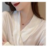 Collar Minimalista Mujer Cadena Delaga Dije Cereza Yan Xi