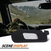 Aspaton 2Pcs Sun Visor Cover Protector Driver Passenger Side Compatible