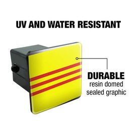 GRAPHICS & MORE South Vietnam Flag Tow Trailer Hitch Cover Plug Insert