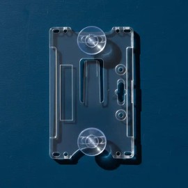 Porta Tarjeta De Acceso Vehicular Para Cristal Con Ventosas                                                                                           