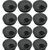 Wolfride 12pcs 60mm Wire Hole Cap ABS Plastic Wire Cover