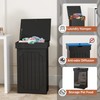 Function Home Trash Can Cabinet, 13 Gallon Kitchen Garbage Can,