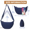 JENCVNL Nylon Crescent Bag for Women, Dumpling Bag Hobos Crossbody
