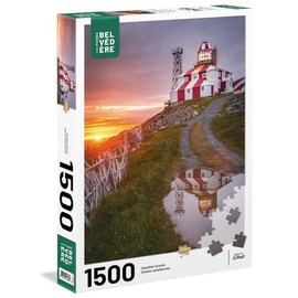 Pierre Belvédère - 1500 Piece Puzzle - C. Lawrence: Cape Bonavista Lighthouse - 58 x 85 cm - Jigsaw Family Puzzle Table Game - 818608