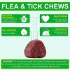 Immal Flea and Tick Natural Prevention for Dogs Chewable, Flea