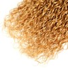 HeioWuio Honey Blonde Human Hair Bundles Deep Wave Hair Extensions