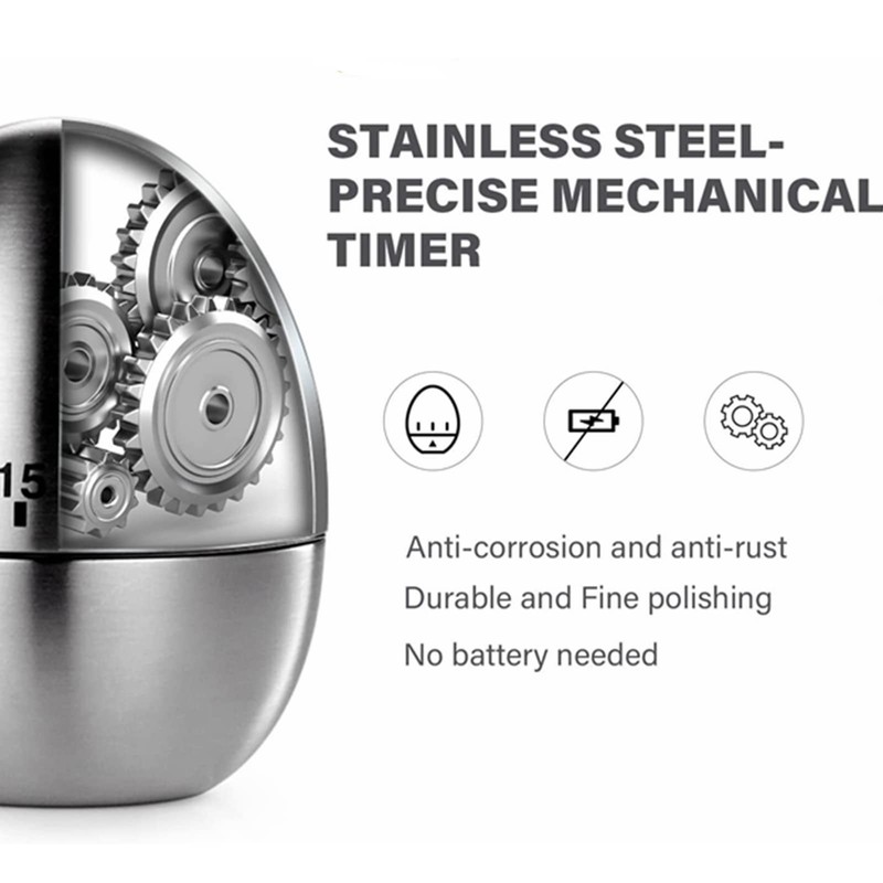 Kitchen Egg Timers for Boiling Eggs Mechanical Kitchen Timer Rotating