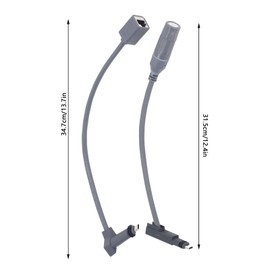 Sonew Starlink Ethernet Adapter, Rubber and Copper 24AWG Single Core SPX to RJ45 Adapter for Starlink Gen 2