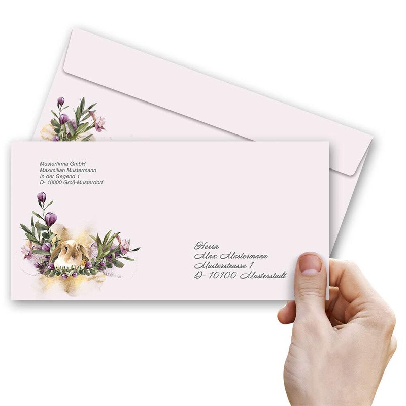 Envelopes Flower Nest Flowers & Blossoms 50 Envelopes (without Window)