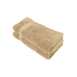 Julie Julsen® Organic Bath Towel Set, 2 Bath Towels Available in 32 Colours, Soft and Absorbent, Sand 100 x 150 cm