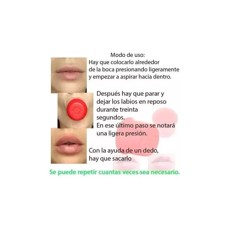 Disaar Agrandador De Labios Portátil Para Mujer Lip Plumper 1pz
