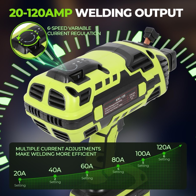 Handheld Welder Machine, 110V Portable Welding Machine with IGBT Inverter