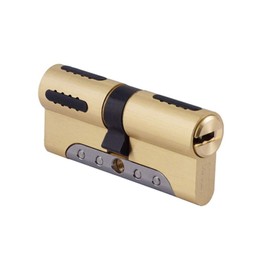 IFAM WX1000 Lock Cylinder 30 x 30 Brass Outer Door Cylinder Profile Cylinder High Security European Profile Cylinder Lock Break Protection Drill Protection Bump Protection Includes 5 Keys