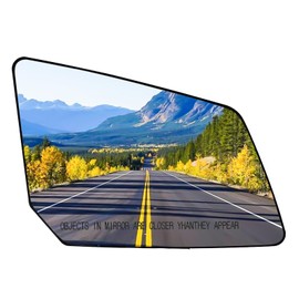 Passenger Right Side Heated Mirror Glass Replacement for 2007-2016 GMC, 2007-2010 Acadia Outlook, 2009-2016 Chevy Traverse Side Mirror Glass With Rear Holder, for 15951928 25990004 30223 80223