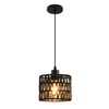 Woven Pendant Light Boho Chandelier, Rattan Pendant Lights Kitchen Island,