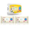 Maxim Organic Cotton Baby Wipes & Baby Swabs Combo (3