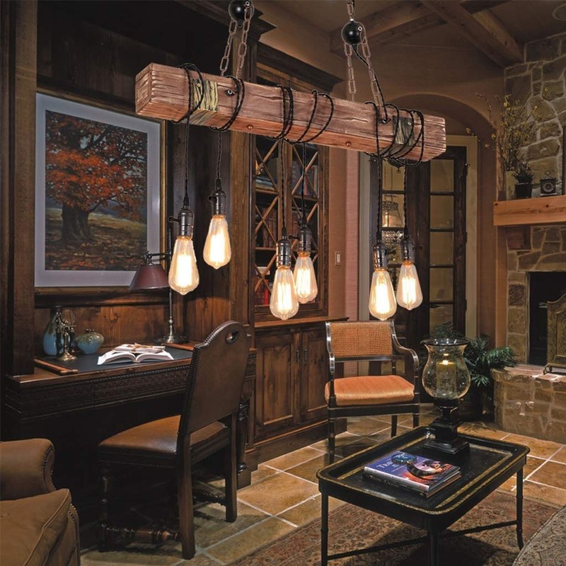 Farmhouse Lighting Rustic Chandelier Dining Room Lighting Fixtures Hanging Farmhouse