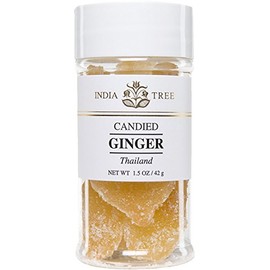 India Tree Ginger, Candied Thai, 1.5 Ounce