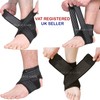 Solace Care Neoprene Ankle Stabiliser Support Wrap with Adjustable Compression