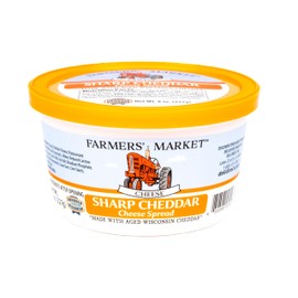 Shelf-Stable Cheese Spread – Gourmet Sharp Cheddar Spreadable Cheese for Crackers, Chips & Pretzels, Creamy Cheese Dip for Snacking & Entertaining, Sharp Cheddar, 8oz