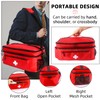 Dmnnlp First Aid Bag Empty Large 16x8.3x7 inch with Adjustable