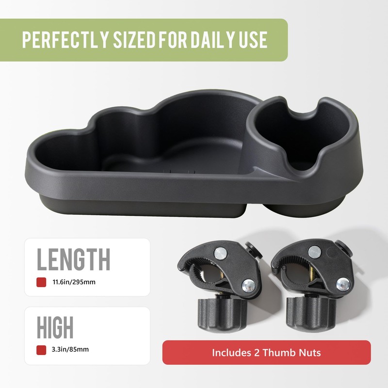 Li & Zhao Universal Baby Stroller Snack Tray Attachment -