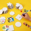 ZhouBoat 60 Pcs Magnetic Canvas Panel Mini Canvas Boards for