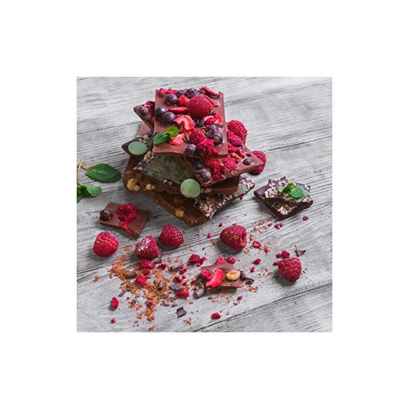 Freeze Dried Raspberry Pieces (200g). Great for Baking and Decorating