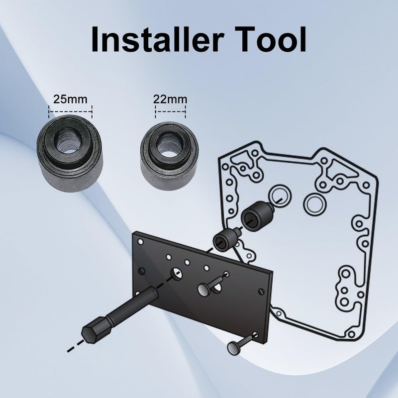 QNCKJZV Inner Cam Bearing Installer Puller Tool For Harley All