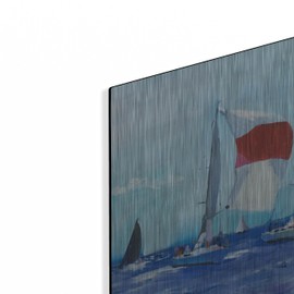 Luxe Metal Art 'Chutes' by Curt Crain Metal Wall Art, 24" x 16"