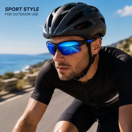 5/7-Piece Unisex Half-Rim Color-Tinted Glasses Set – Lightweight Fashion Eyewear for Cycling, Fishing, Beach, Parties & Outdoor Wear