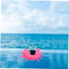 ORFOFE 4pcs Inflatable Drink Holder Cartoon Cup Floats for Pool