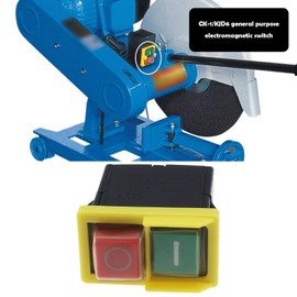 SING F LTD Solenoid Start Switch CK1 KJD6 6A 250V Waterproof Electromagnetic Push Button Switch Replacement Emergency Stop Switch for Sander